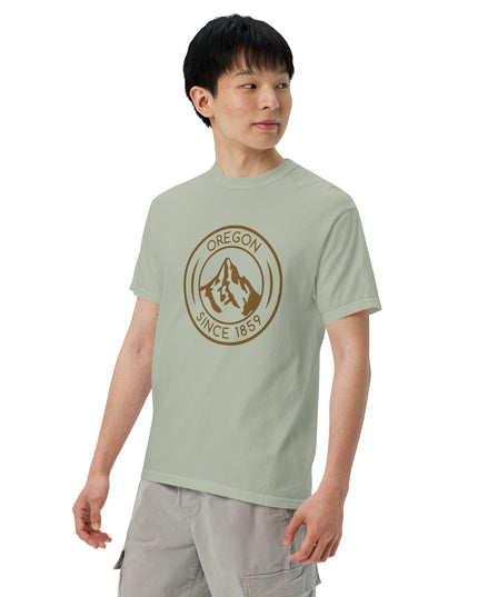 OREGON SINCE 1859 - BROWN - Comfort Colors - Unisex garment-dyed heavyweight t-shirt