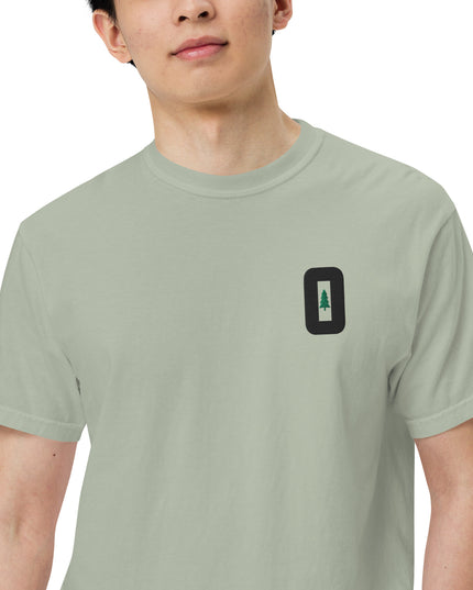 O FOR OREGON - EMBROIDERED - Comfort Colors - Unisex garment-dyed heavyweight t-shirt