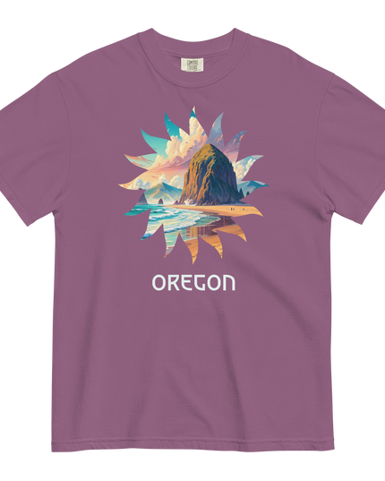 OREGON BEACHES - COMFORT COLORS - Unisex garment-dyed heavyweight t-shirt