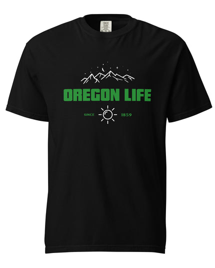 Oregon Life - Unisex garment-dyed heavyweight t-shirt