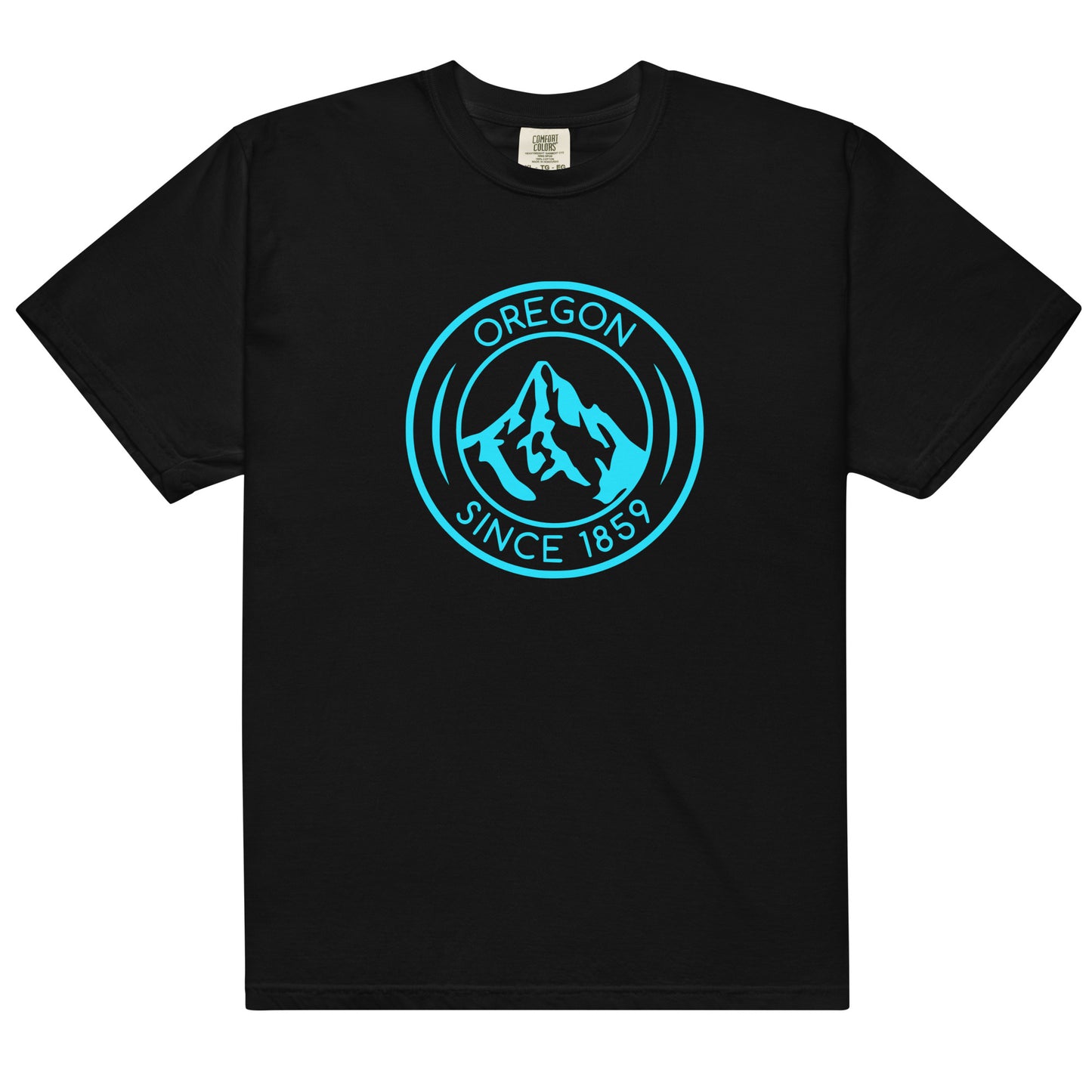 OREGON SINCE 1859 - AQUA - Comfort Colors - Unisex garment-dyed heavyweight t-shirt