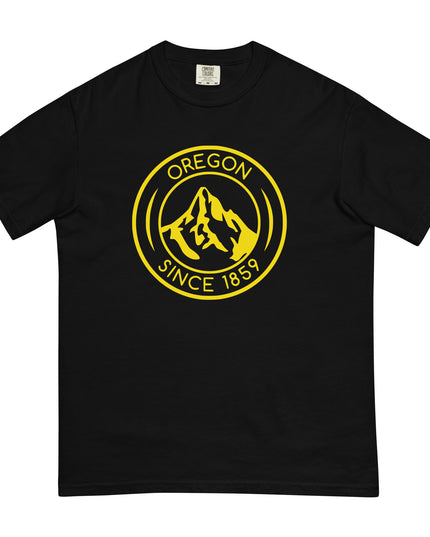 OREGON SINCE 1859 - YELLOW - Comfort Colors - Unisex garment-dyed heavyweight t-shirt