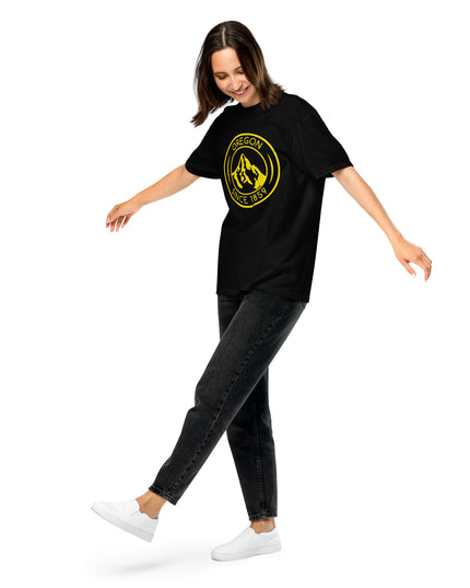 OREGON SINCE 1859 - YELLOW - Comfort Colors - Unisex garment-dyed heavyweight t-shirt