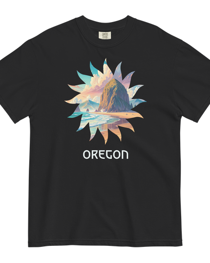 OREGON BEACHES - COMFORT COLORS - Unisex garment-dyed heavyweight t-shirt