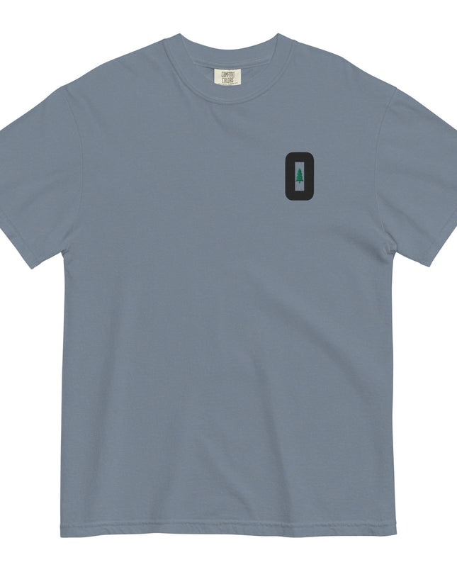 O FOR OREGON - EMBROIDERED - Comfort Colors - Unisex garment-dyed heavyweight t-shirt