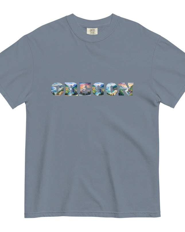 OREGON THE BEAUTIFUL - COMFORT COLORS -Unisex garment-dyed heavyweight t-shirt