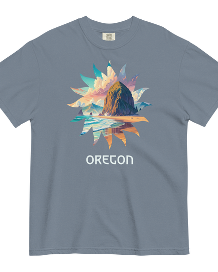 OREGON BEACHES - COMFORT COLORS - Unisex garment-dyed heavyweight t-shirt