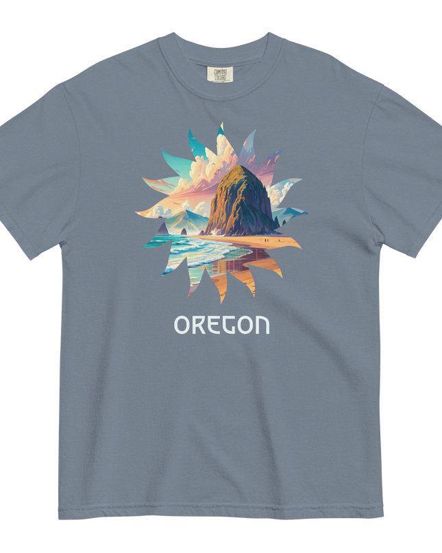 OREGON BEACHES - COMFORT COLORS - Unisex garment-dyed heavyweight t-shirt