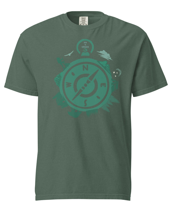 NW to Oregon - Unisex garment-dyed heavyweight t-shirt