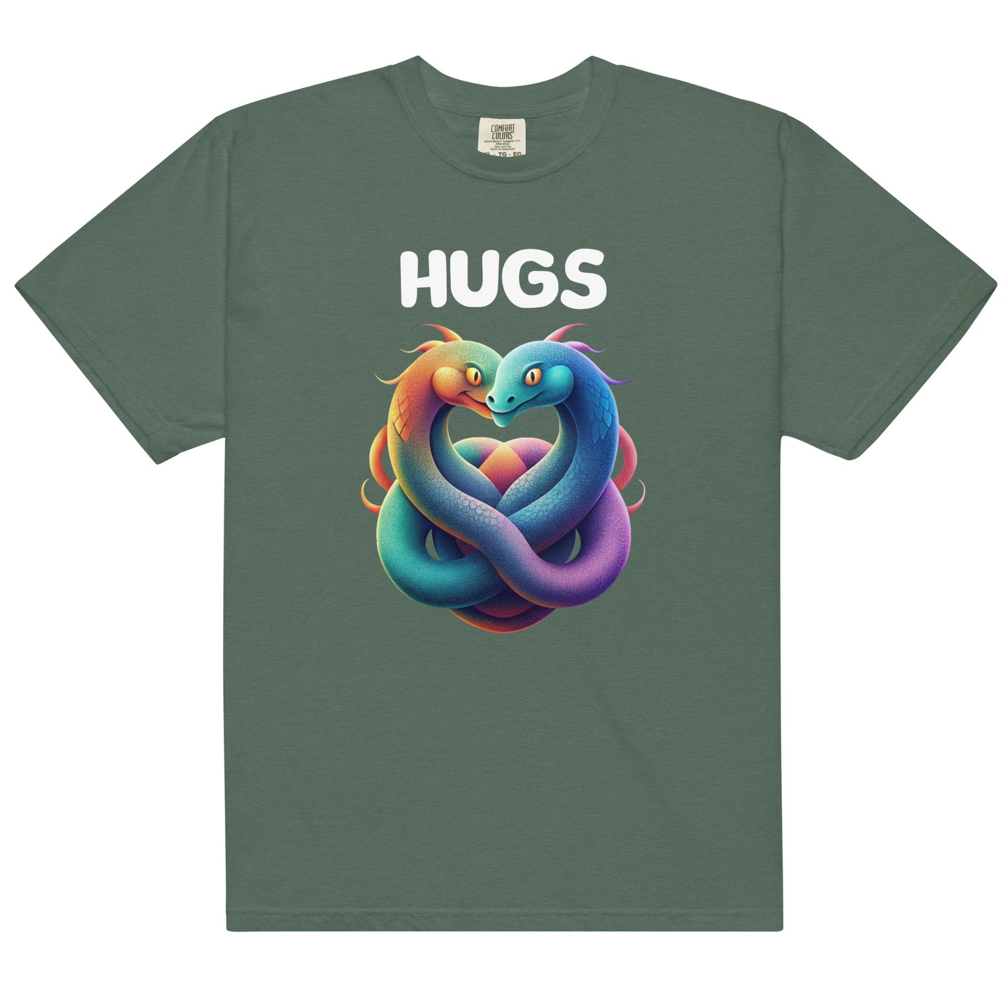 HUGS - Snakes - Comfort Color - Unisex garment-dyed heavyweight t-shirt