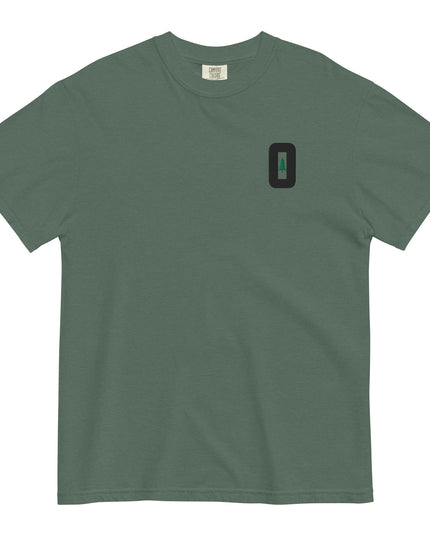 O FOR OREGON - EMBROIDERED - Comfort Colors - Unisex garment-dyed heavyweight t-shirt