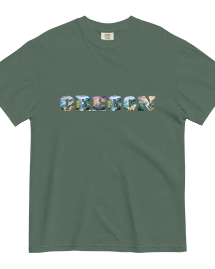 OREGON THE BEAUTIFUL - COMFORT COLORS -Unisex garment-dyed heavyweight t-shirt