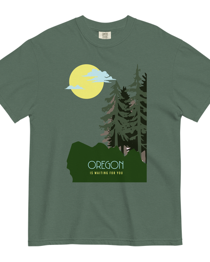 OREGON IS WAITING FOR YOU - Comfort Colors - Unisex garment-dyed heavyweight t-shirt