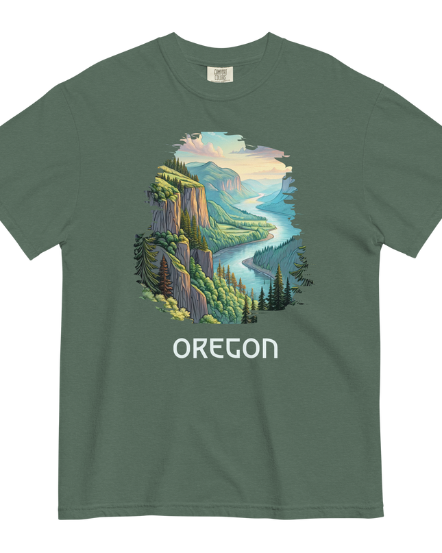 OREGON GORGE - COMFORT COLORS - Unisex garment-dyed heavyweight t-shirt