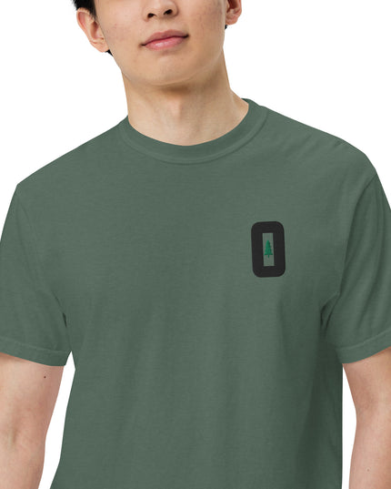 O FOR OREGON - EMBROIDERED - Comfort Colors - Unisex garment-dyed heavyweight t-shirt