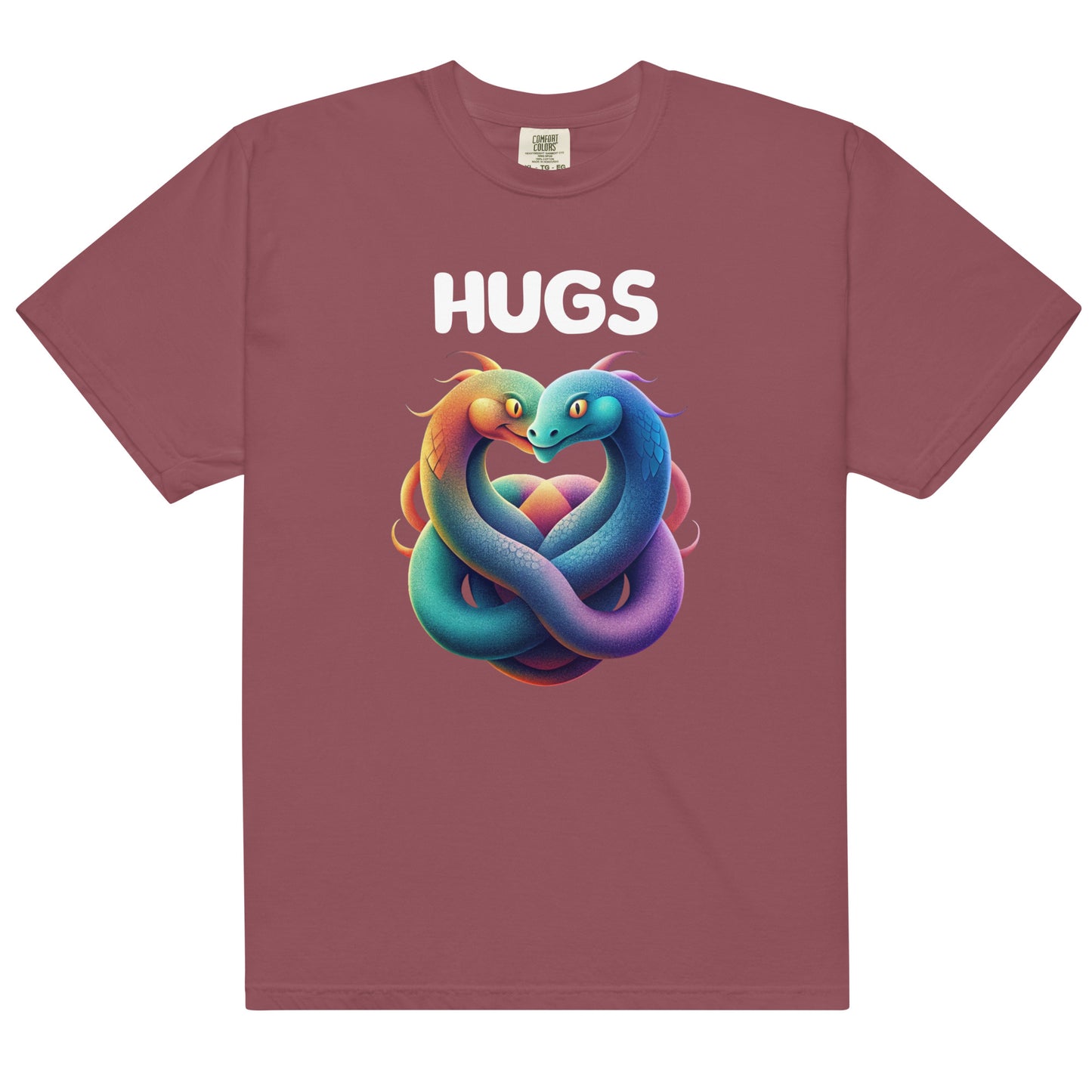 HUGS - Snakes - Comfort Color - Unisex garment-dyed heavyweight t-shirt