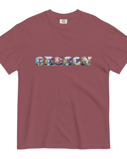 OREGON THE BEAUTIFUL - COMFORT COLORS -Unisex garment-dyed heavyweight t-shirt