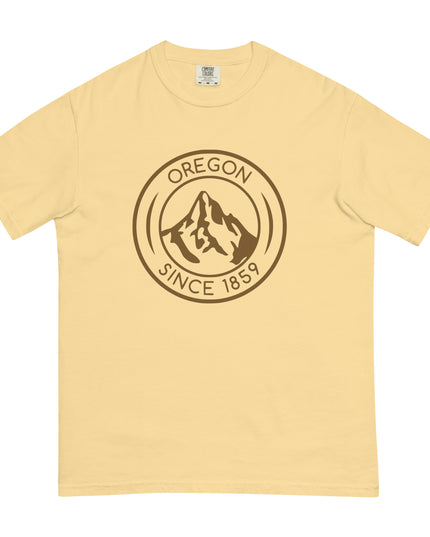 OREGON SINCE 1859 - BROWN - Comfort Colors - Unisex garment-dyed heavyweight t-shirt