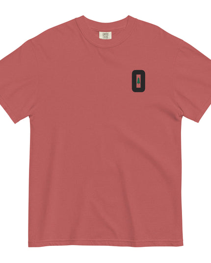 O FOR OREGON - EMBROIDERED - Comfort Colors - Unisex garment-dyed heavyweight t-shirt