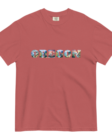 OREGON THE BEAUTIFUL - COMFORT COLORS -Unisex garment-dyed heavyweight t-shirt