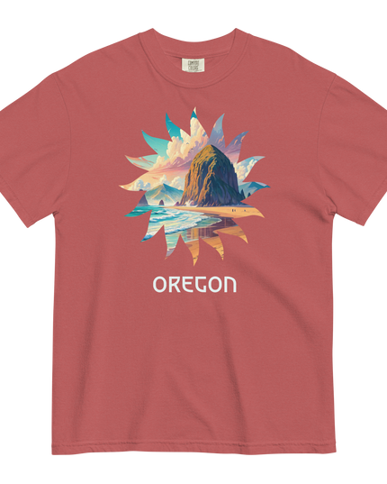 OREGON BEACHES - COMFORT COLORS - Unisex garment-dyed heavyweight t-shirt