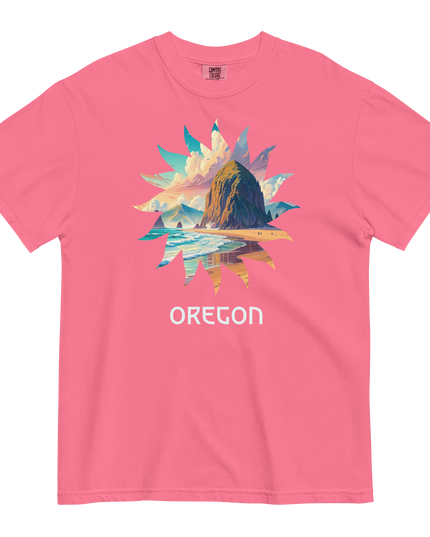 OREGON BEACHES - COMFORT COLORS - Unisex garment-dyed heavyweight t-shirt