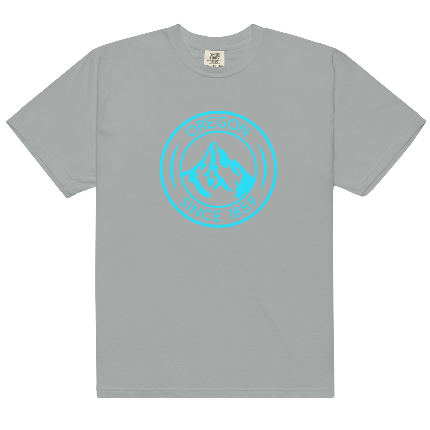 OREGON SINCE 1859 - AQUA - Comfort Colors - Unisex garment-dyed heavyweight t-shirt