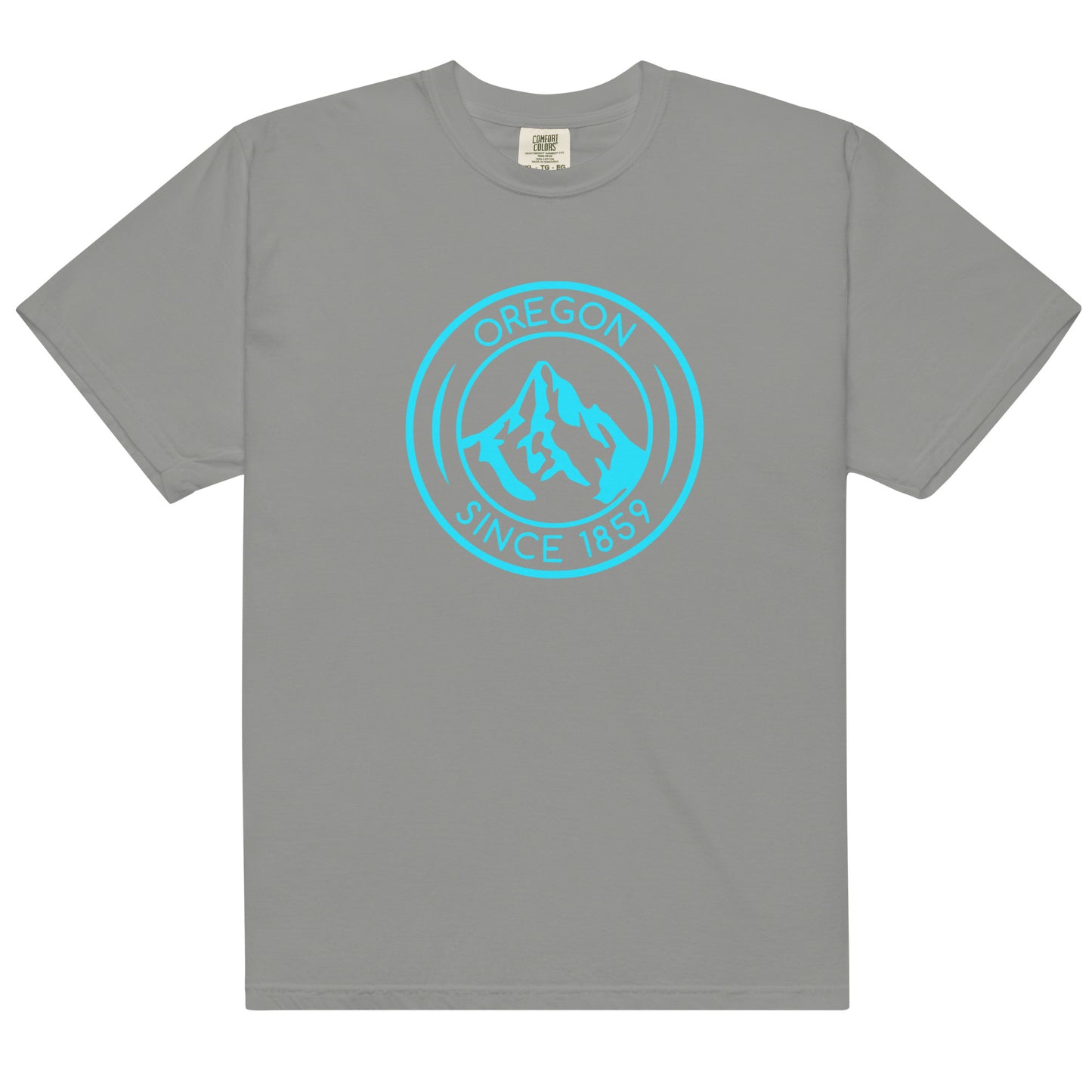 OREGON SINCE 1859 - AQUA - Comfort Colors - Unisex garment-dyed heavyweight t-shirt
