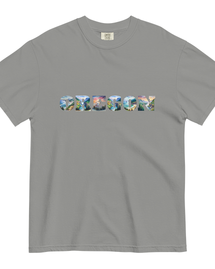 OREGON THE BEAUTIFUL - COMFORT COLORS -Unisex garment-dyed heavyweight t-shirt