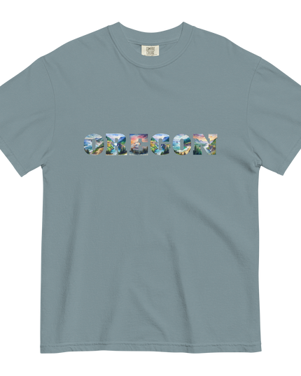 OREGON THE BEAUTIFUL - COMFORT COLORS -Unisex garment-dyed heavyweight t-shirt