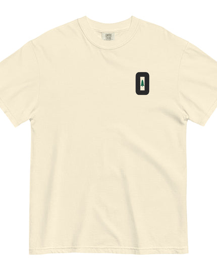 O FOR OREGON - EMBROIDERED - Comfort Colors - Unisex garment-dyed heavyweight t-shirt