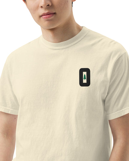 O FOR OREGON - EMBROIDERED - Comfort Colors - Unisex garment-dyed heavyweight t-shirt