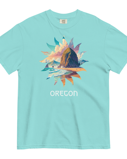 OREGON BEACHES - COMFORT COLORS - Unisex garment-dyed heavyweight t-shirt