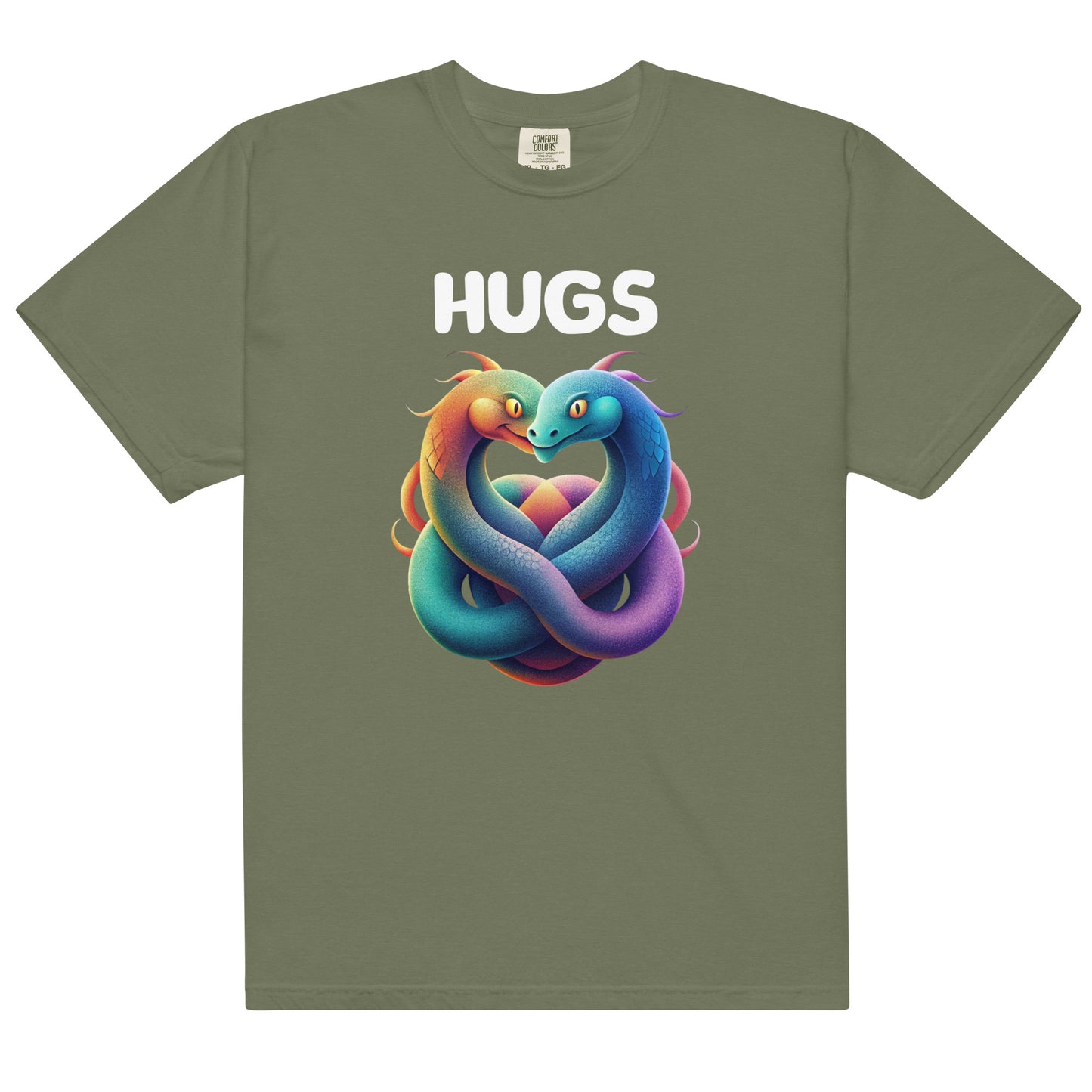 HUGS - Snakes - Comfort Color - Unisex garment-dyed heavyweight t-shirt