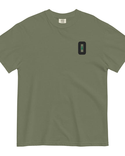 O FOR OREGON - EMBROIDERED - Comfort Colors - Unisex garment-dyed heavyweight t-shirt
