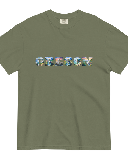 OREGON THE BEAUTIFUL - COMFORT COLORS -Unisex garment-dyed heavyweight t-shirt