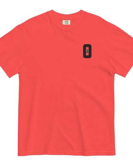 O FOR OREGON - EMBROIDERED - Comfort Colors - Unisex garment-dyed heavyweight t-shirt