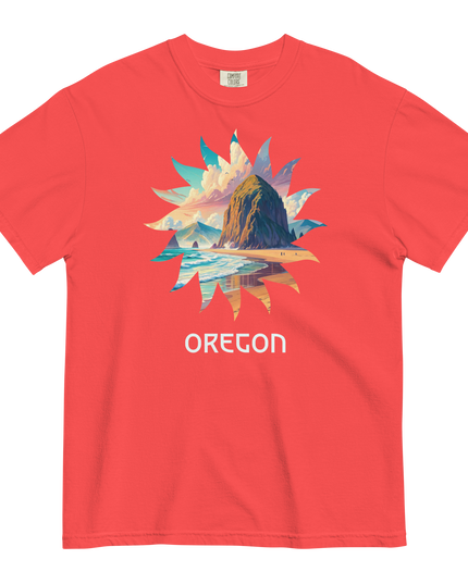 OREGON BEACHES - COMFORT COLORS - Unisex garment-dyed heavyweight t-shirt