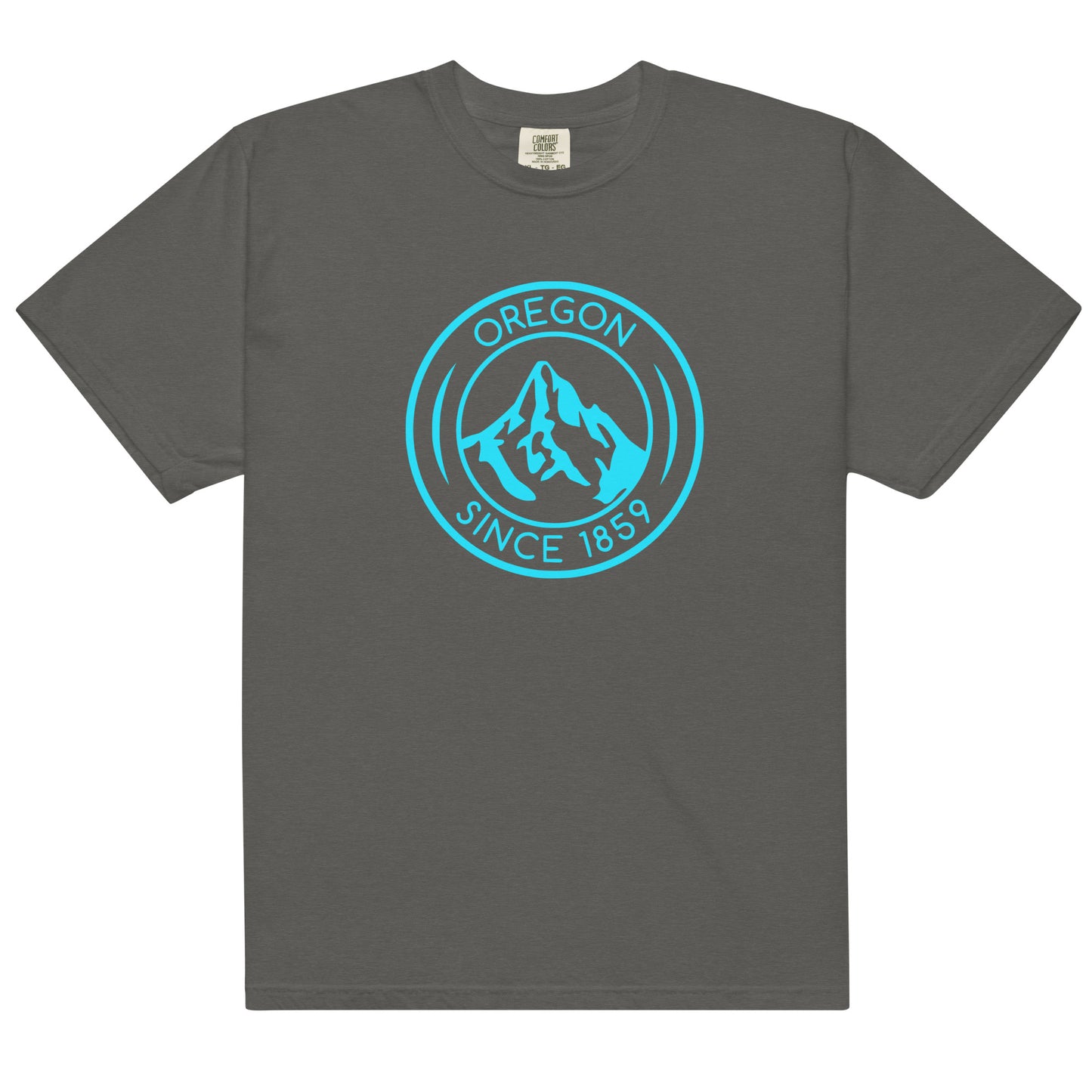 OREGON SINCE 1859 - AQUA - Comfort Colors - Unisex garment-dyed heavyweight t-shirt