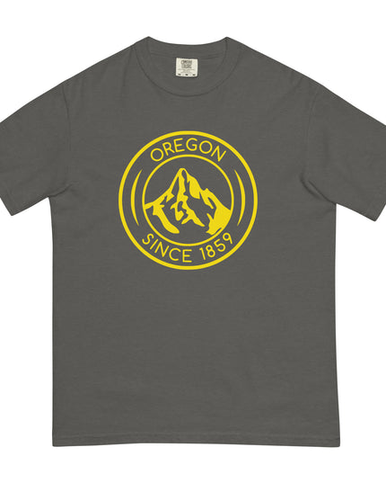 OREGON SINCE 1859 - YELLOW - Comfort Colors - Unisex garment-dyed heavyweight t-shirt