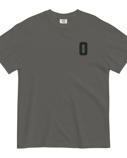 O FOR OREGON - EMBROIDERED - Comfort Colors - Unisex garment-dyed heavyweight t-shirt