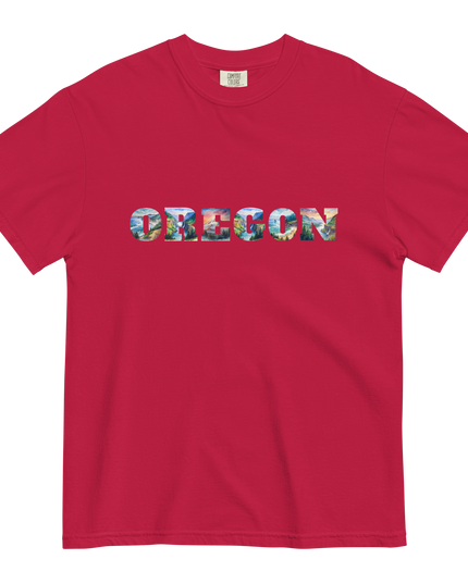 OREGON THE BEAUTIFUL - COMFORT COLORS -Unisex garment-dyed heavyweight t-shirt