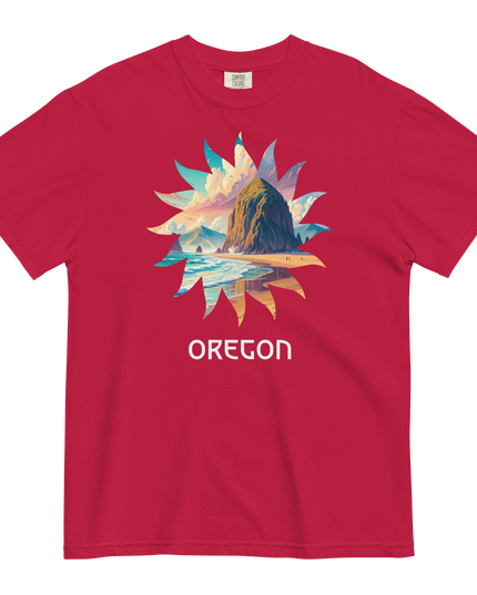 OREGON BEACHES - COMFORT COLORS - Unisex garment-dyed heavyweight t-shirt