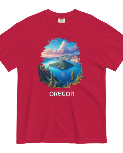 OREGON - CRATER LAKE - COMFORT COLORS - Unisex garment-dyed heavyweight t-shirt