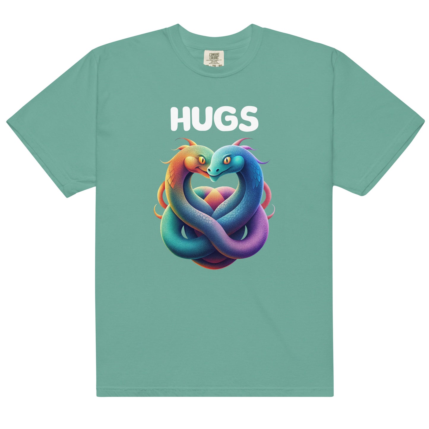 HUGS - Snakes - Comfort Color - Unisex garment-dyed heavyweight t-shirt