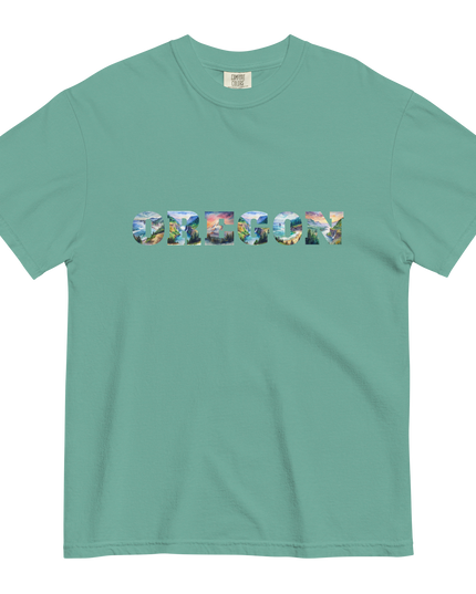 OREGON THE BEAUTIFUL - COMFORT COLORS -Unisex garment-dyed heavyweight t-shirt