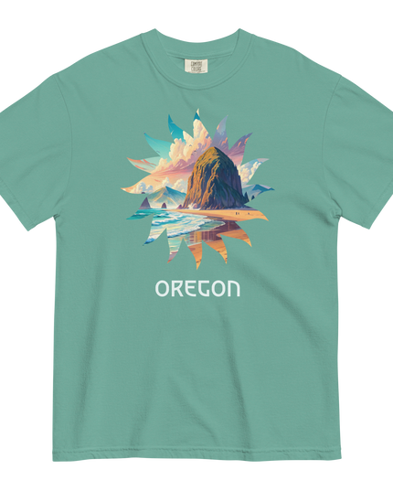 OREGON BEACHES - COMFORT COLORS - Unisex garment-dyed heavyweight t-shirt
