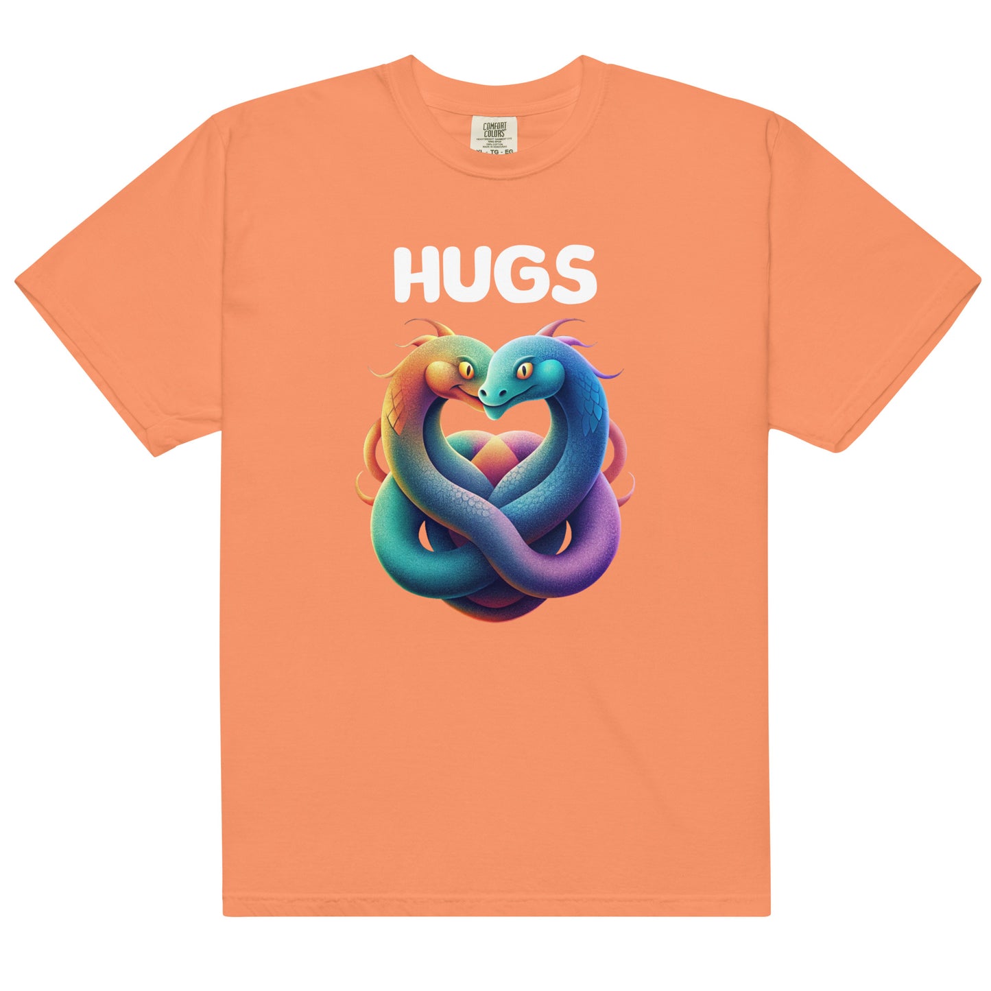 HUGS - Snakes - Comfort Color - Unisex garment-dyed heavyweight t-shirt