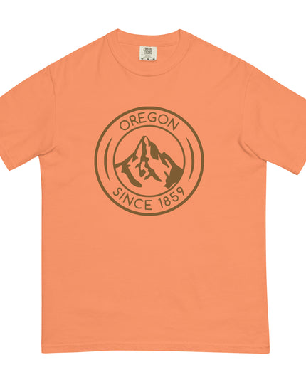 OREGON SINCE 1859 - BROWN - Comfort Colors - Unisex garment-dyed heavyweight t-shirt