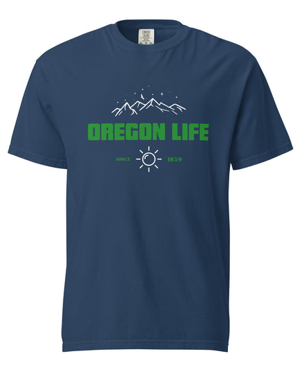 Oregon Life - Unisex garment-dyed heavyweight t-shirt